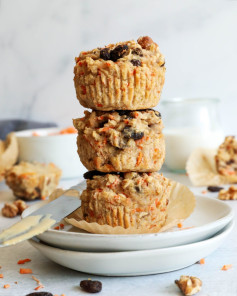 Carrot Cake Almond Flour Muffins