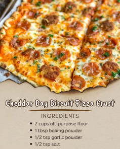 Cheddar Bay Biscuit Pizza Crust