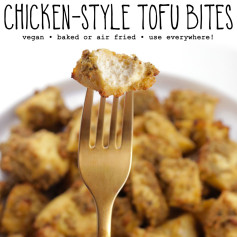 chicken style tofu bites