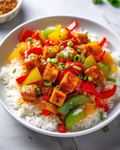 Chilli Tofu Indian-Style