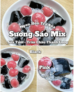 công thức làm sương sáo mix