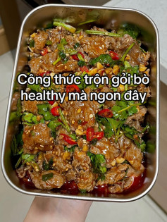 Công thức trộn gỏi bò healthy mà ngon đây