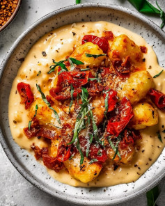 Creamy Vegan Tomato Gnocchi🍝