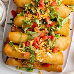 CRISPY CHICKEN FLAUTAS⁠