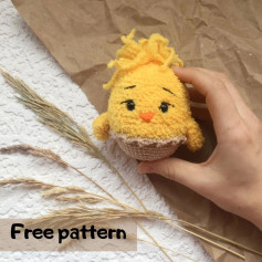 crochet pattern chick egg