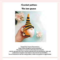 crochet pattern the bee gnome