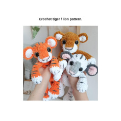 Crochet tiger / lion pattern