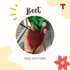 Cute beet free pattern ☺️