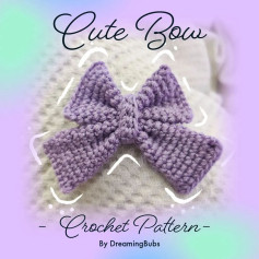 cute bow crochet pattern