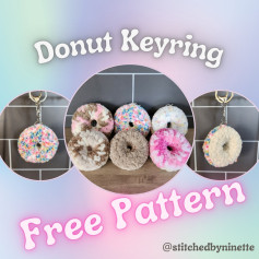 Donut Keyring Free Pattern!!! 🍩