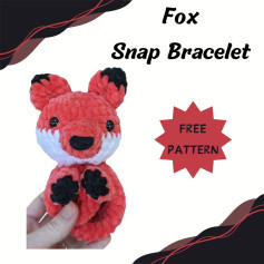 fox snap bracelet