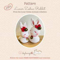 FREE amigurumi pattern Lunar Zodiac Rabbit