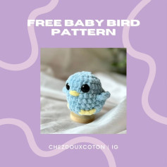 free baby bird pattern