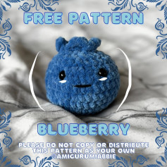 FREE CROCHET BLUEBERRY PATTERN🥰🥰