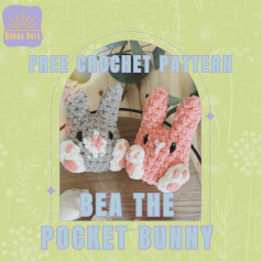 free crochet pattern bea the pocket bunny