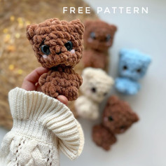 free crochet pattern teddy no sew