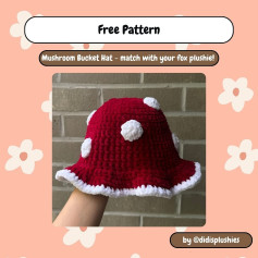 FREE Mushroom Bucket Hat Pattern🍄