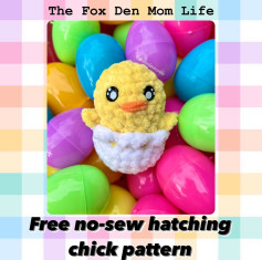 free no sew hatching chick pattern