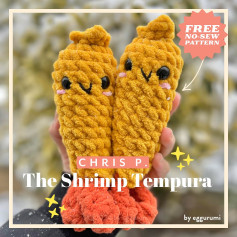 free no sew pattern chris p. the shrimp tempura