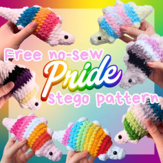 free no sew pride stego pattern