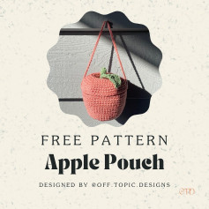 free pattern apple pouch