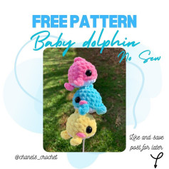 free pattern baby dolphin no sew