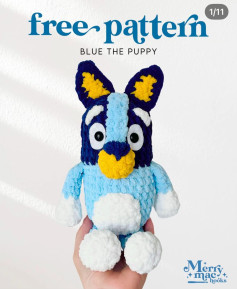 free pattern blue the puppy