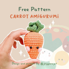 free pattern carrot amigurumi