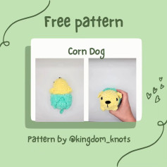 free pattern corn dog