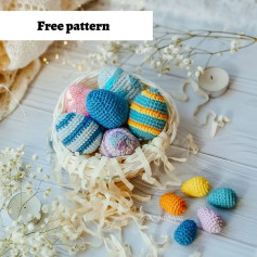 free pattern easter egg mini egg