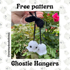 free pattern ghostie hangers