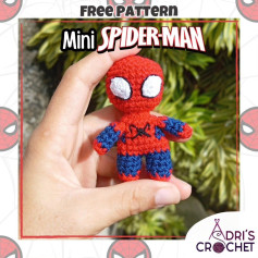 free pattern mini spider man