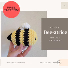 free pattern no sew bee atrice the bee pattern