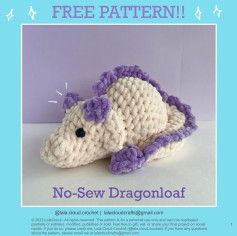 free pattern no sew dragonloaf