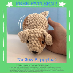 free pattern no sew puppyloaf