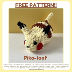 free pattern pika loaf