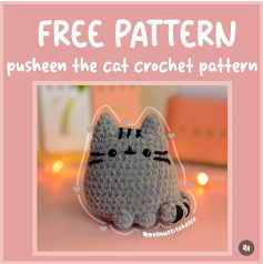 free pattern pusheen the cat crochet pattern