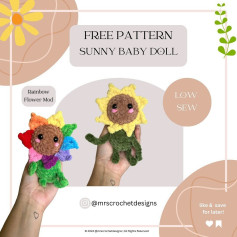 free pattern sunny baby doll