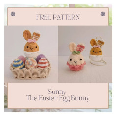 free pattern sunny the easter egg bunny