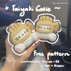 Free pattern Taiyaki Catie