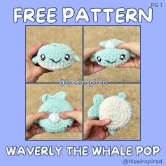 free pattern waverly the whale pop