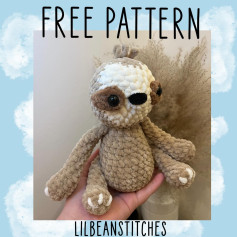 FREE SILLY SLOTH PATTERN 🦥