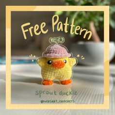 free sprout duckie pattern 🌱💛