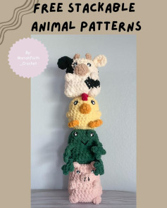 free stackable animal patterns