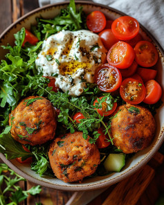 Fresh and Zesty Vegan Falafel Salad