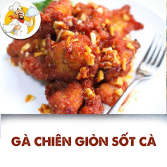 gà chiên giòn sốt cà