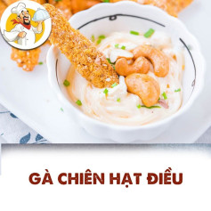 gà chiên hạt điều