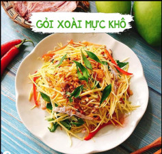 Gỏi xoài mực khô