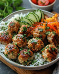 Greek Chicken Meatballs