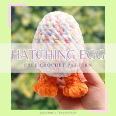 hatching egg free crochet pattern